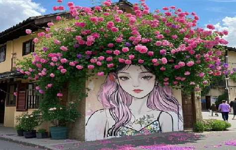 来凤怎么设计网红打卡墙绘