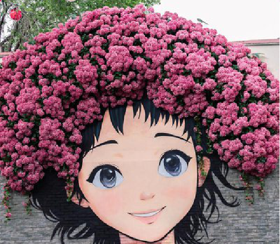 来凤墙体彩绘-网红墙打卡